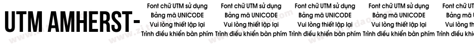 UTM Amherst字体转换